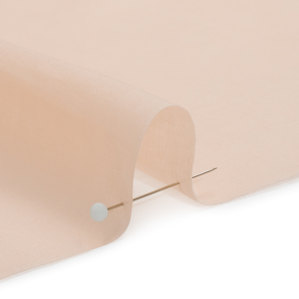 Famous Australian Designer Pale Peach Cotton Voile Famous Australian Designer Pale Peach Cotton Voile