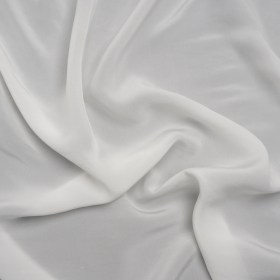 Famous Australian Designer Off White Viscose Crepe de Chine Famous Australian Designer Off White Viscose Crepe de Chine