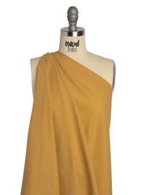 Famous Australian Designer Pale Gold Cotton Voile Famous Australian Designer Pale Gold Cotton Voile