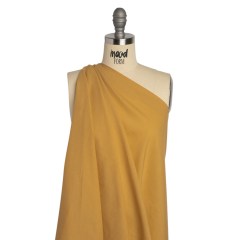 Famous Australian Designer Pale Gold Cotton Voile Famous Australian Designer Pale Gold Cotton Voile