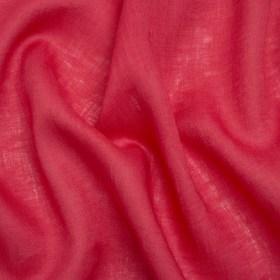 Famous Australian Designer Magenta Lightweight Linen Woven Famous Australian Designer Magenta Lightweight Linen Woven
