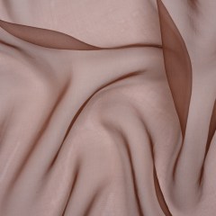 Famous Australian Designer Chocolate Lightweight Silk Organza Famous Australian Designer Chocolate Lightweight Silk Organza