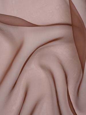Famous Australian Designer Chocolate Lightweight Silk Organza Famous Australian Designer Chocolate Lightweight Silk Organza