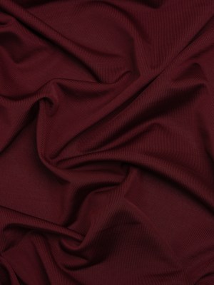 Famous Australian Designer Burgundy Stretch Polyester Jersey Famous Australian Designer Burgundy Stretch Polyester Jersey
