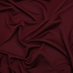 Famous Australian Designer Burgundy Stretch Polyester Jersey Famous Australian Designer Burgundy Stretch Polyester Jersey