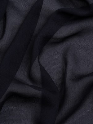 Famous Australian Designer Midnight Viscose Georgette Famous Australian Designer Midnight Viscose Georgette