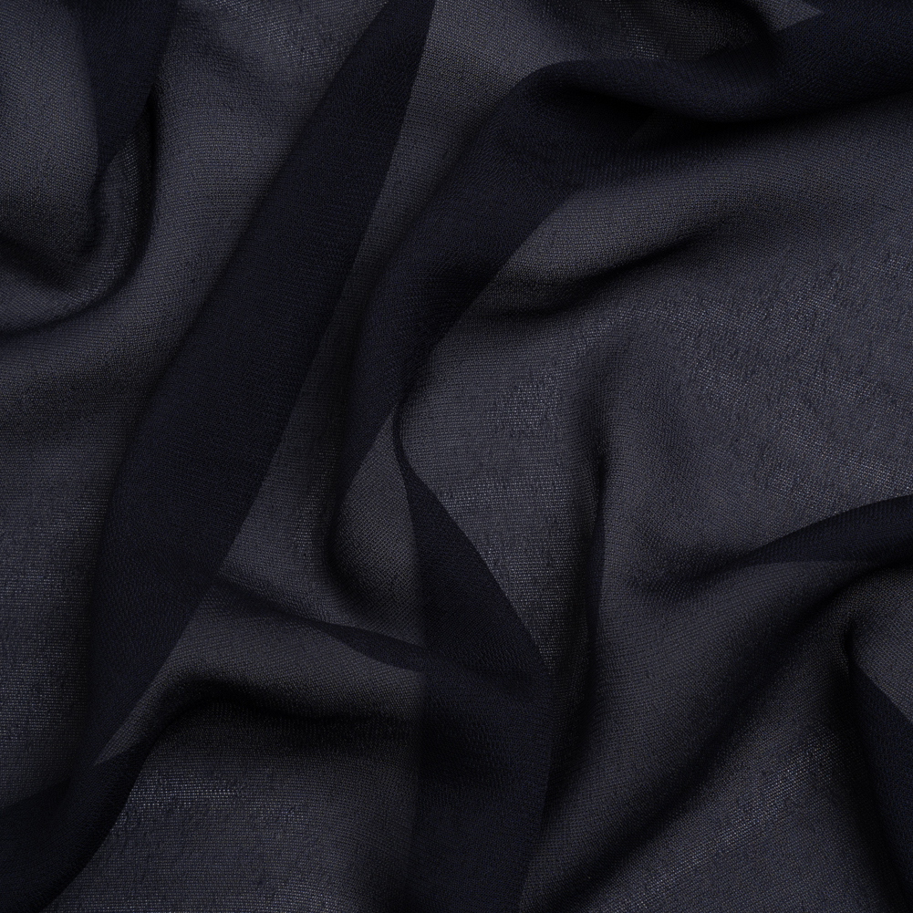 Famous Australian Designer Midnight Viscose Georgette Famous Australian Designer Midnight Viscose Georgette