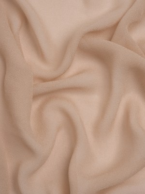 Famous Australian Designer Nude Viscose Georgette Famous Australian Designer Nude Viscose Georgette