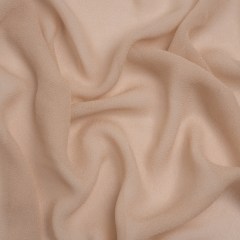 Famous Australian Designer Nude Viscose Georgette Famous Australian Designer Nude Viscose Georgette