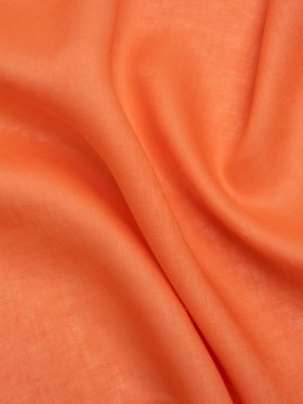 Famous Australian Designer Salmon Lightweight Linen Woven Famous Australian Designer Salmon Lightweight Linen Woven