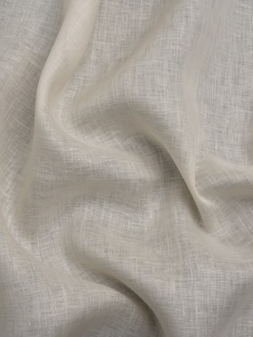 Famous Australian Designer Ivory Lightweight Linen Woven Famous Australian Designer Ivory Lightweight Linen Woven