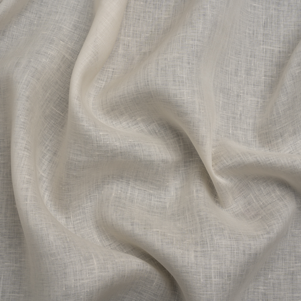 Famous Australian Designer Ivory Lightweight Linen Woven Famous Australian Designer Ivory Lightweight Linen Woven