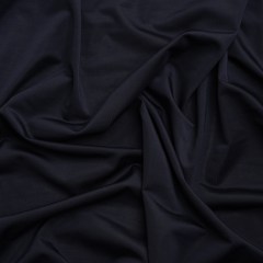 Famous Australian Designer Midnight Navy Stretch Polyester Jersey Famous Australian Designer Midnight Navy Stretch Polyester Jersey