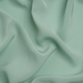 Famous Australian Designer Celadon Viscose Crepe de Chine Famous Australian Designer Celadon Viscose Crepe de Chine
