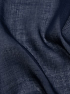 Famous Australian Designer Navy Lightweight Ramie Woven Famous Australian Designer Navy Lightweight Ramie Woven