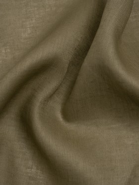 Famous Australian Designer Olive Lightweight Linen Woven Famous Australian Designer Olive Lightweight Linen Woven
