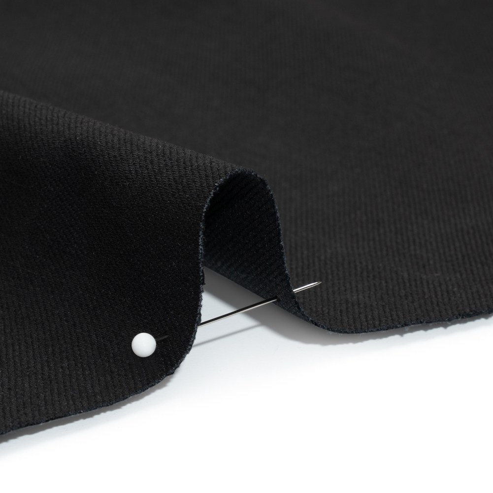 Famous Australian Designer Black Cotton Denim