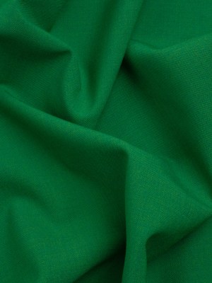 Famous Australian Designer Green Stretch Wool and Polyester Suiting Famous Australian Designer Green Stretch Wool and Polyester Suiting