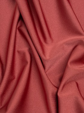 Famous Australian Designer Red Shimmering Stretch Polyamide Tricot Famous Australian Designer Red Shimmering Stretch Polyamide Tricot