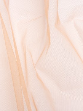Famous Australian Designer Apricot Nectar Stiff Polyester Tulle Famous Australian Designer Apricot Nectar Stiff Polyester Tulle