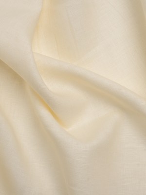 Famous Australian Designer Cream Medium Weight Linen Woven Famous Australian Designer Cream Medium Weight Linen Woven