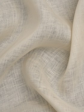 Famous Australian Designer Cream Lightweight Linen Woven Famous Australian Designer Cream Lightweight Linen Woven