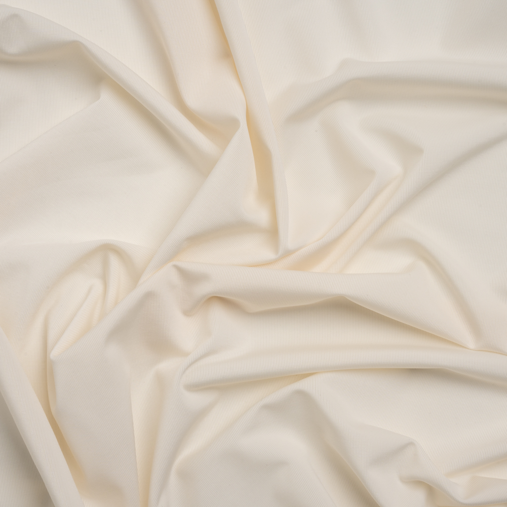 Famous Australian Designer Cream Stretch Polyester Jersey Famous Australian Designer Cream Stretch Polyester Jersey