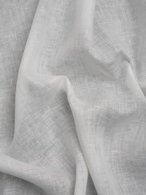 Famous Australian Designer White Lightweight Linen Woven Famous Australian Designer White Lightweight Linen Woven