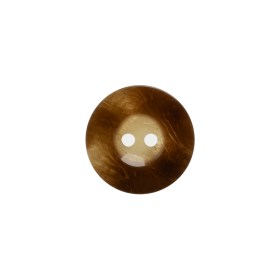 Plastic 2-Hole Button Made in Italy – Brown Mottled Wide Rim – 24L/15mm Plastic 2-Hole Button Made in Italy – Brown Mottled Wide Rim – 24L/15mm