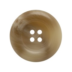 Plastic 4-Hole Button Made in Italy – Beige and Brown Swirled Tire Rim – 44L/28mm Plastic 4-Hole Button Made in Italy – Beige and Brown Swirled Tire Rim – 44L/28mm