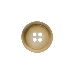 Rolled Rim 4-Hole Plastic Button – Beige and Taupe Iridescent – 28L/18mm Rolled Rim 4-Hole Plastic Button – Beige and Taupe Iridescent – 28L/18mm