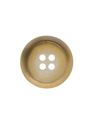 Rolled Rim 4-Hole Plastic Button – Beige and Taupe Iridescent – 28L/18mm Rolled Rim 4-Hole Plastic Button – Beige and Taupe Iridescent – 28L/18mm