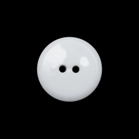 Flat Plastic 2-Hole Button – White Faceted Rim – 32L/20mm Flat Plastic 2-Hole Button – White Faceted Rim – 32L/20mm