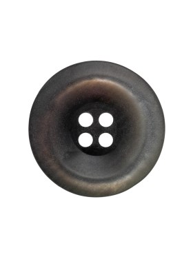 Rolled Rim 4-Hole Plastic Button – Silver and Gray Iridescent – 36L/23mm Rolled Rim 4-Hole Plastic Button – Silver and Gray Iridescent – 36L/23mm