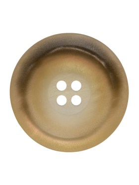 Rolled Rim 4-Hole Plastic Button – Beige and Taupe Iridescent – 40L/25.5mm Rolled Rim 4-Hole Plastic Button – Beige and Taupe Iridescent – 40L/25.5mm