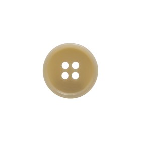 Bone 4-Hole Button – 24L/15mm – Ivory Narrow Rim Bone 4-Hole Button – 24L/15mm – Ivory Narrow Rim