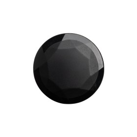 Faceted Glass Shank Back Button – Black Matte Center – 34L/21.5mm Faceted Glass Shank Back Button – Black Matte Center – 34L/21.5mm