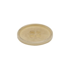 Horn 4-Hole Button – 34L/21.5mm – Ivory Narrow Rim Horn 4-Hole Button – 34L/21.5mm – Ivory Narrow Rim