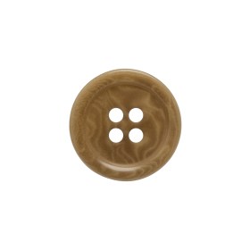 Horn 4-Hole Button – 30L/19mm – Light Brown Swirled Horn 4-Hole Button – 30L/19mm – Light Brown Swirled