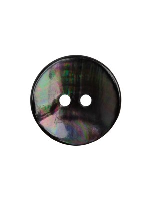 Shell 2-Hole Button – 30L/19mm – Brown and Oilslick Shell 2-Hole Button – 30L/19mm – Brown and Oilslick