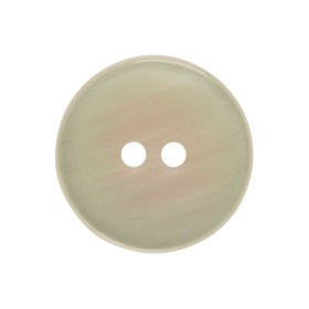 Plastic 2-Hole Button – 40L/25.5mm – Iridescent White Dish Shaped Plastic 2-Hole Button – 40L/25.5mm – Iridescent White Dish Shaped