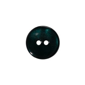 Shell 2-Hole Button – 24L/15mm – Black and Green Shell 2-Hole Button – 24L/15mm – Black and Green