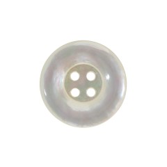 Mother of Pearl 4-Hole Button – 35L/22mm – White Iridescent Wide Rim Mother of Pearl 4-Hole Button – 35L/22mm – White Iridescent Wide Rim
