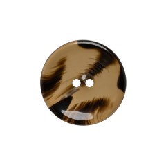 Plastic 2-Hole Button – 35L/22mm – Brown and Black Translucent Rolled Rim Plastic 2-Hole Button – 35L/22mm – Brown and Black Translucent Rolled Rim