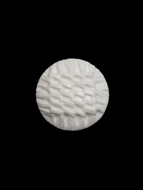 Plastic Shank Back Button – 24L/15mm – White Woven Lattice Plastic Shank Back Button – 24L/15mm – White Woven Lattice