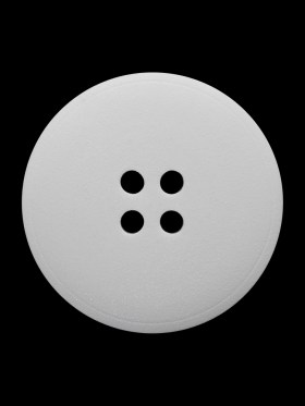 Plastic 4-Hole Button – 40L/25.5mm – White Low Convex Plastic 4-Hole Button – 40L/25.5mm – White Low Convex