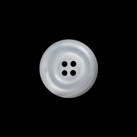 Plastic 4-Hole Button – 28L/18mm – Frosted Clear and Iridescent White Ink Well Plastic 4-Hole Button – 28L/18mm – Frosted Clear and Iridescent White Ink Well
