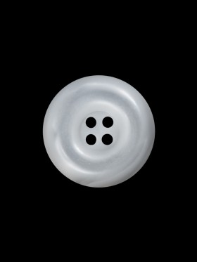 Plastic 4-Hole Button – 28L/18mm – Frosted Clear and Iridescent White Ink Well Plastic 4-Hole Button – 28L/18mm – Frosted Clear and Iridescent White Ink Well
