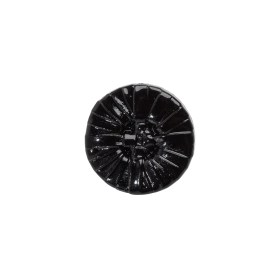 Plastic Shank Back Button – 24L/15mm – Black Faux Leather Wrapped Plastic Shank Back Button – 24L/15mm – Black Faux Leather Wrapped