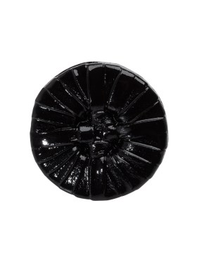 Plastic Shank Back Button – 36L/23mm – Black Faux Leather Wrapped Plastic Shank Back Button – 36L/23mm – Black Faux Leather Wrapped